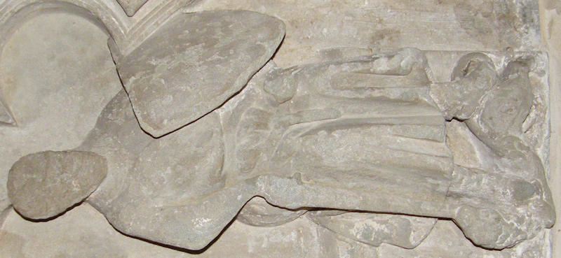 Hereford Cathedral Thomas de Cantilupe 1282 weeper